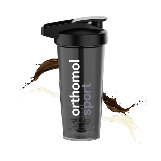 Orthomol Sport shaker pudel, must
